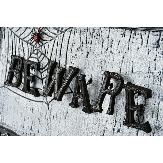 18" Halloween Sound Activated Animated Door Sign